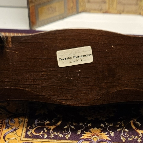 Fantastic Living Room Dollhouse Miniature Furniture Lot Vintage 1980's - Picture 7 of 11